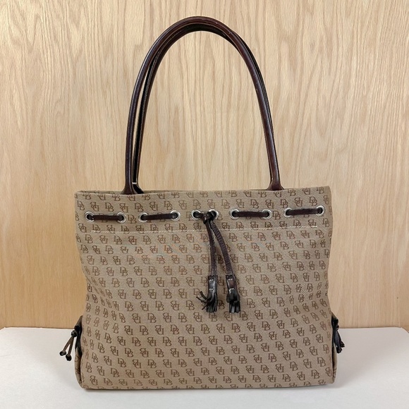 Dooney & Bourke Signature Tassel Tote Bag - Picture 1 of 16